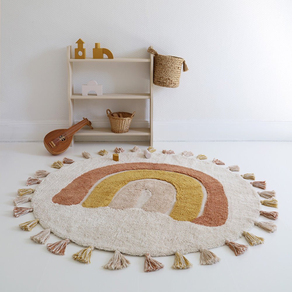 Alfombra Algodón Lavable Rainbow Tofee - Nanetes